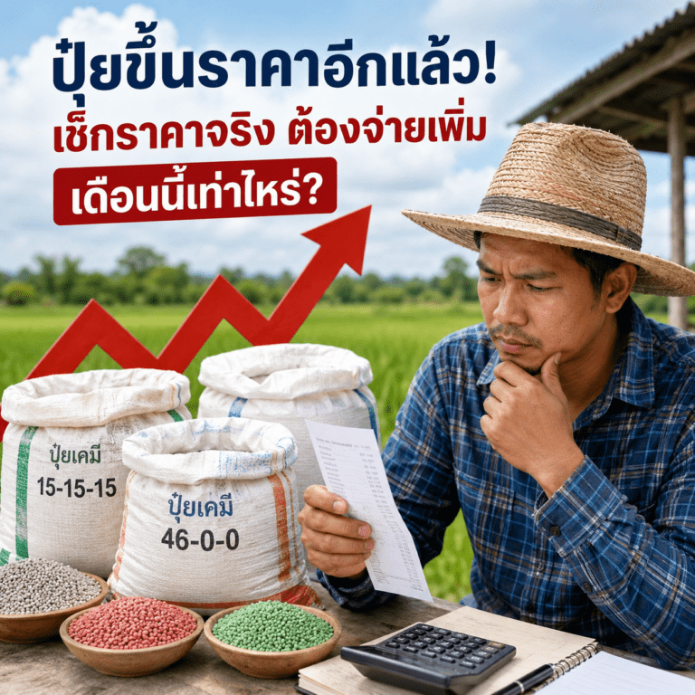 ปุ๋ยแพงขึ้น