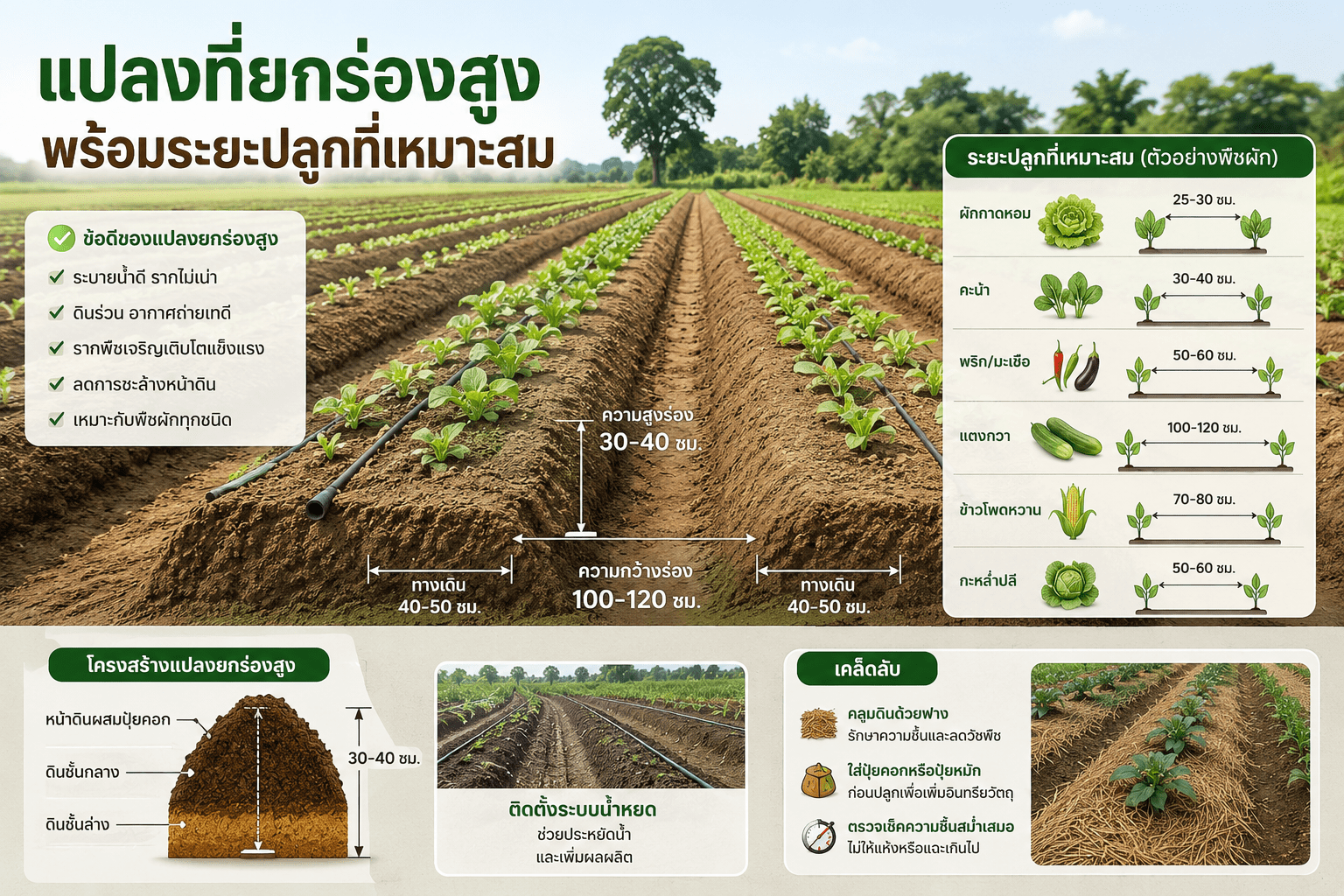 แปลงปลูกพืชยกสูง