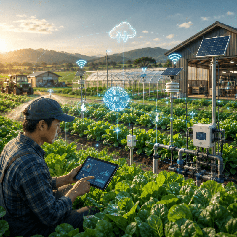AI + IoT Adoption Guide: วางระบบ AI และ IoT ในฟาร์มอย่างไรให้เริ่มได้จริง