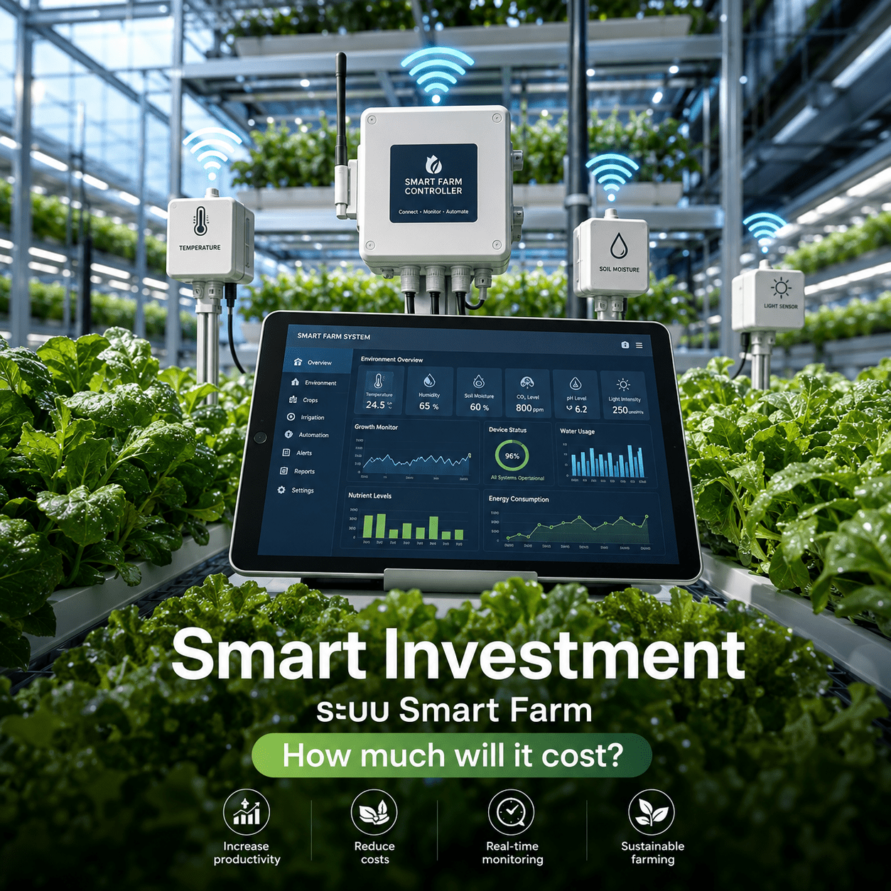 Smart Farm System Cost: ระบบ Smart Farm ต้องใช้งบเท่าไร?