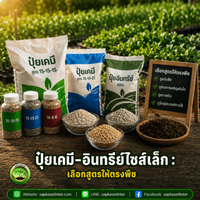 ปุ๋ยเคมี-ปุ๋ยอินทรีย์