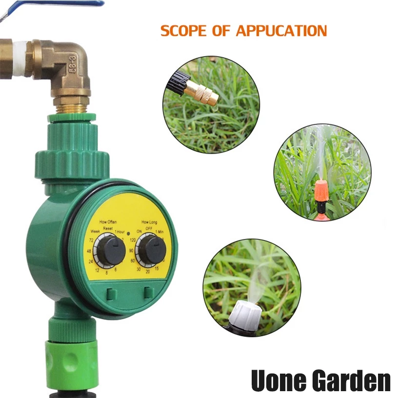 เครื่องตั้งเวลารดน้ำอัตโนมัติ Uone Garden ระบบอนาล็อก ตั้งความถี่และระยะเวลาได้อิสระ ประหยัดน้ำ - Image 4
