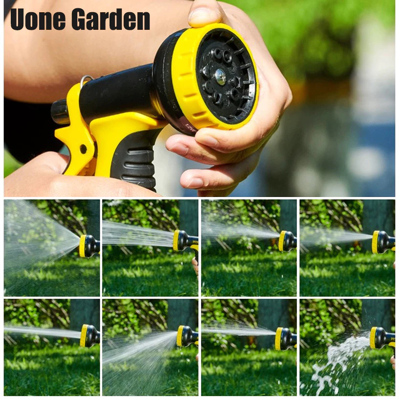 ชุดสายยางรดน้ำม้วนเก็บอัตโนมัติ Uone Garden พร้อมโรลเก็บสาย หัวฉีดปรับได้ 10 แบบ ยาว 20 เมตร - Image 4