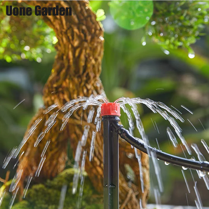ชุดหัวน้ำหยด 8 ทิศทาง Uone Garden ปรับแรงน้ำได้ พร้อมสายไมโคร 15–25 เมตร - Image 3