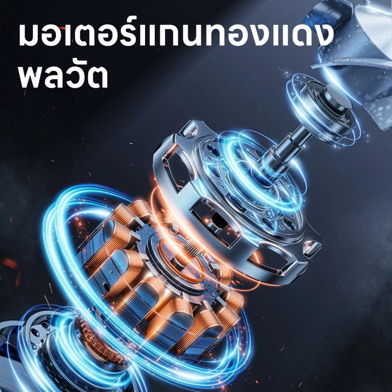 ถังพ่นยาไฟฟ้า Maybuck 6L/8L มอเตอร์อัดแรงดัน พร้อมหัวพ่น 3 แบบ พกพาเบาเพียง 0.5 กก. - Image 7