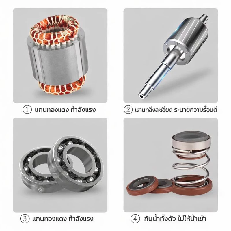 ปั๊มสโครลพลังงานแสงอาทิตย์ 600–1600W ใช้ได้ทั้งแผงโซล่าเซลล์และแบตเตอรี่ มี 3 ขนาดให้เลือก - Image 5